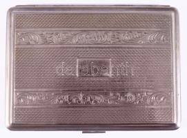 Cigarettatárca, fém, 8x11 cm