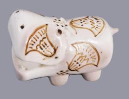 Aquincum víziló. Terv.: Ősz Szabó Antónia. Jelzett, hibátlan, 7x5,5 cm