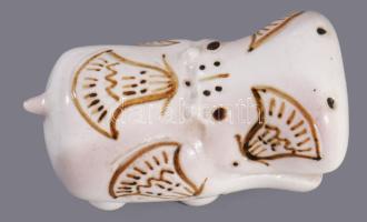 Aquincum víziló. Terv.: Ősz Szabó Antónia. Jelzett, hibátlan, 7x5,5 cm