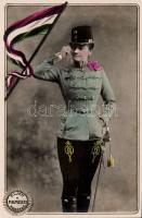Hungarian female soldier