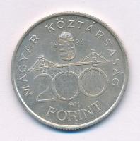 1993. 200Ft Ag "MNB" T:XF Adamo F13