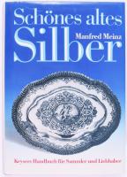 Manfred Meinz: Schönes altes Silber. Keysers Handbuch für Sammler und Liebhaber. Gütersloh, 1987, Prisma Verlag. Fekete-fehér és színes képekkel illusztrálva. Német nyelven. Kiadói egészvászon-kötés, kissé sérült kiadói papír védőborítóban.