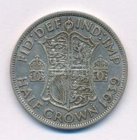Nagy-Britannia 1939. 1/2C Ag "VI. György" T:XF Great Britain 1939. 1/2 Crown Ag "George VI" C:XF Krause KM#856