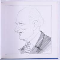 Ich und Ferenczy. Zusammenstellung und Karikaturen von Dieter Hanitzsch. DEDIKÁLT! Kiadói egészvászo...