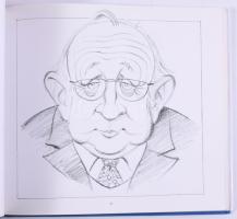 Ich und Ferenczy. Zusammenstellung und Karikaturen von Dieter Hanitzsch. DEDIKÁLT! Kiadói egészvászo...