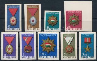 1966 A Magyar Népköztársaság polgári kitüntetései vágott sor