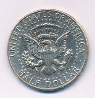 Amerikai Egyesült Államok 1969D 1/2$ Ag "Kennedy" kapszulában T:AU,XF
USA 1969D 1/2 Dolla...