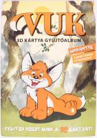 Vuk 3D kártya gyűjtőalbum, teljes.