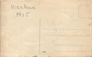 1915 Vízakna, Salzburg, Ocna Sibiului; fürdőzők / spa, bathers. photo (EK)