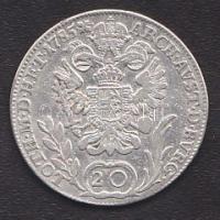 Ausztria/magyar verdejel 1785B 20Kr Ag II.József T:2-/3