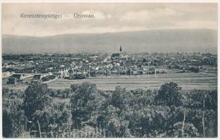Kereszténysziget, Grossau, Cristian; látkép / general view
