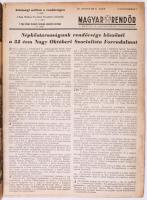 1949-1950 Magyar Rendőr, a Magyar Államrendőrség folyóirata, 1949-es évfolyam 20 száma + 1950-es évf...
