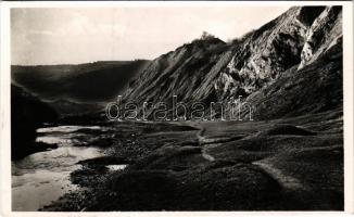 1943 Parajd, Praid; Sóbánya látképe / salt mine. photo