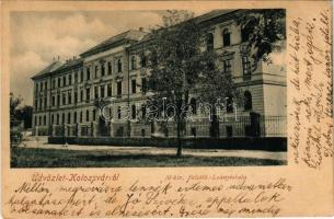 1902 Kolozsvár, Cluj; M. Kir. Felsőbb leány iskola / girl school (EK)