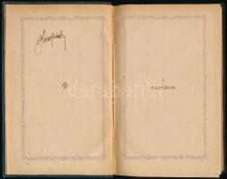 Kéray Endre: Zajgó percek. Költemények. Kéray Endre névbejegyzésével. Szeged, 1921, Bittera Béla. Fé...