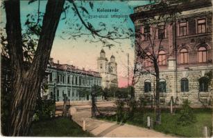 1914 Kolozsvár, Cluj; Magyar utcai templom / church