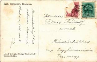 1941 Ikafalva, Icafalau; református templom. Lénárd fényképész kiadása / Calvinist church (b)