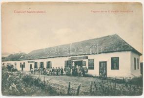 Siménfalva, Simonesti; Ifjúsági Egylet Otthona, Fogyasztási és Érékesítő Szövetkezet üzlete és saját kiadása / Youth Association Home, cooperative shop (EB)