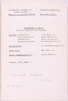 1978 Verőcemaros-Szokolya általános rendezési terv programja. Tervezők: Aczél Gábor, Szálka Miklós, ...