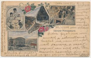 1905 Petrozsény, Petrosani; Határhíd a Szurduk szorosban Magyarország és Románia között, Salgótarján...