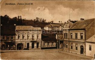 1919 Abrudbánya, Abrud; Ferenc József tér. Radó Boldizsár kiadása / square (Rb)