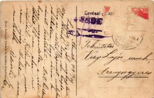 1919 Abrudbánya, Abrud; Ferenc József tér. Radó Boldizsár kiadása / square (Rb)