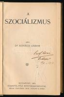 Kovács Gábor, Dr.: A szociálizmus. A szerző, Kovács Gábor (1883-1920) közgazdasági író, egyetemi tan...