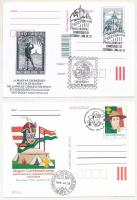 20 db MODERN cserkész témájú képeslap, levelezőlap, alkalmi bélyegzéssel, közte több egyforma / 20 m...