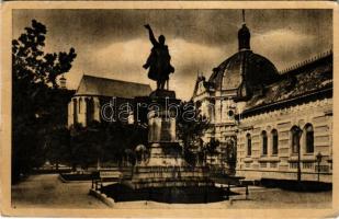 1952 Miskolc, Széchenyi utca, színház. Művészeti Alkotások (Rb)