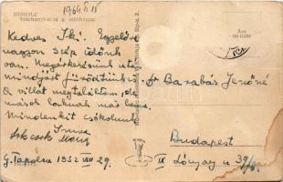 1952 Miskolc, Széchenyi utca, színház. Művészeti Alkotások (Rb)