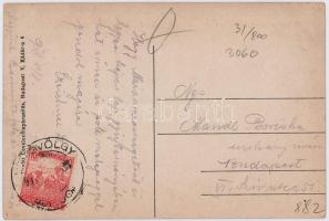 1918 Máramarossziget, Sighetu Marmatiei; Állami felsőbb leányiskola, vigadó. Vasúti levelezőlapárusí...