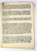 Receptgyűjtemény, kézzel írt és gépelt, magyar és német nyelvű receptekkel