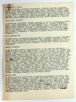 Receptgyűjtemény, kézzel írt és gépelt, magyar és német nyelvű receptekkel