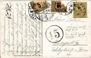 Sztrecsnó, Sztrecsény, Strecno (Ruttka, Vrútky); Sztrecsnó vár romladék a Vágnál. Feitzinger Ede No....