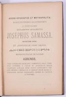 Schematismus Cleri archi-dioecesis agriensis ad annum Jesu Christi 1895, 1898. Agriae, Typis Lycei A...