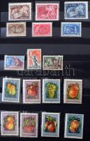 1938-1978 Magyar összeállítás sorokkal, közte 2 blokk, 16 lapos A/4 berakóban