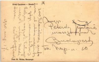 1930 Sinaia, Hotel Caraiman. Foto M. Weiss (Bucuresti) photo (cut)