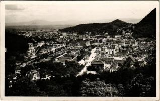 1939 Brassó, Kronstadt, Brasov; Parcul Regele Carol II. Foto K. Lehmann / látkép, park, Városháza / general view, park, town hall. photo