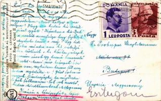 1939 Brassó, Kronstadt, Brasov; Parcul Regele Carol II. Foto K. Lehmann / látkép, park, Városháza / ...