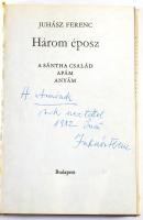 Juhász Ferenc: Három éposz. A Sándtha család. Apám. Anyám. DEDIKÁLT! 30 év. Bp.,(1975.),Magvető - Szépirodalmi, 395+2 p. Kiadói egészvászon-kötés, kiadói papír védőborítóban.