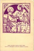 1930 Szent Gellért tanítja Szent Imrét. Készüljetek a Szent Imre Év méltó megünneplésére! 1030-1930 / Saint Gerard of Csanád instructs Saint Emeric (kis szakadás / small tear)