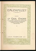 Emlékfüzet Huszti Dr. Gaál Endre v. államtitkár, országgyűlési képviselőnek a szatmári református eg...