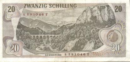 Ausztria 1967 20Sch (4x) T:II/III, III