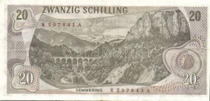 Ausztria 1967 20Sch (4x) T:II/III, III