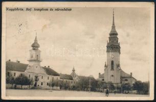 ~1933 Képeslap 2 bélyeggel Csehszlovákiába, portózva
