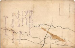 1917 Úzvölgye, Valea Uzului; osztrák-magyar katonák csoportja a román fronton / WWI K.u.K. military,...