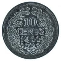 Hollandia 1944. 10c Ag "Vilma" T:XF
Netherlands 1944. 10 Cent Ag "Wilhelmina" C...