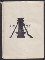 1945 12 darabos képeslapsorozat a II. világháború alatt megsérült Budapestről, eredeti csomagolásába...