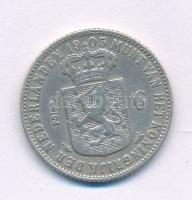 Hollandia 1905. 1/2G Ag "Vilma" T:VF,F patina Netherlands 1905. 1/2 Gulden Ag "Wilhelmina" C:VF,F patina Krause KM#121