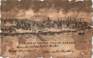 Budapest 1750 litho (EB)